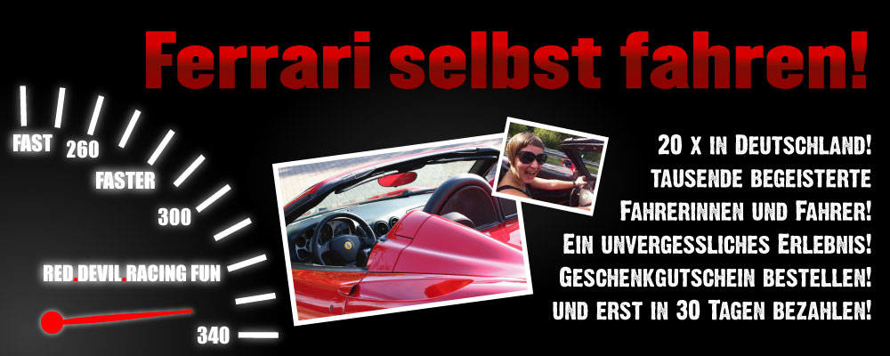 �berall in Deutschland Ferrari selber fahren